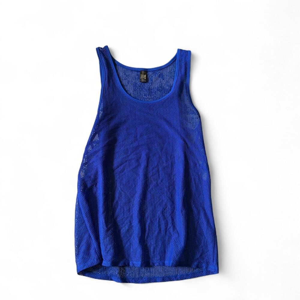 Endless‎ summer Women's Blue Tank Top Size Medium mesh activewear - Picture 2 of 7